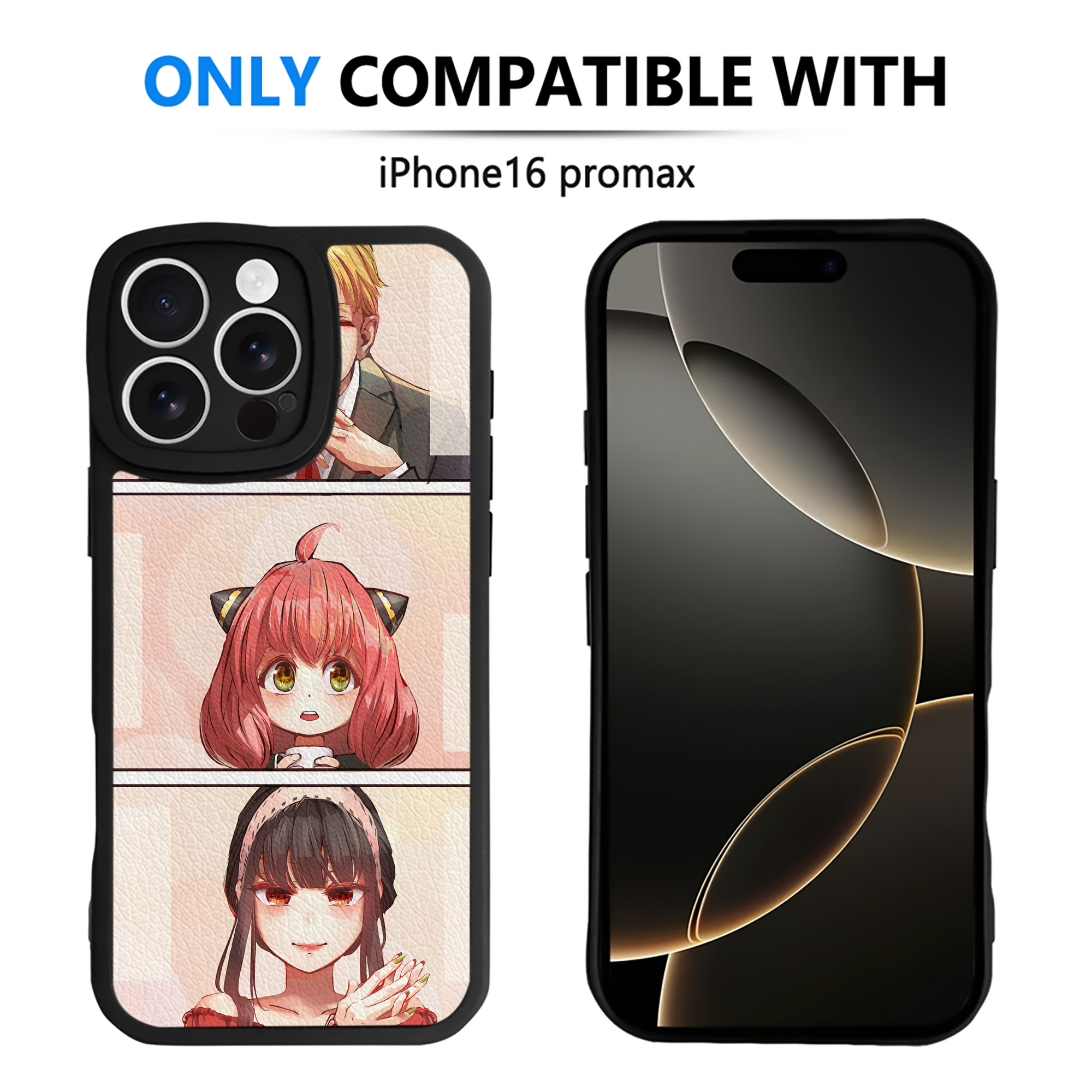 （画像用） SPY×FAMILY间谍家家酒 【iPhone 16シリーズ対応】シリコンスマホケース（レザー調） 材質：シリコン